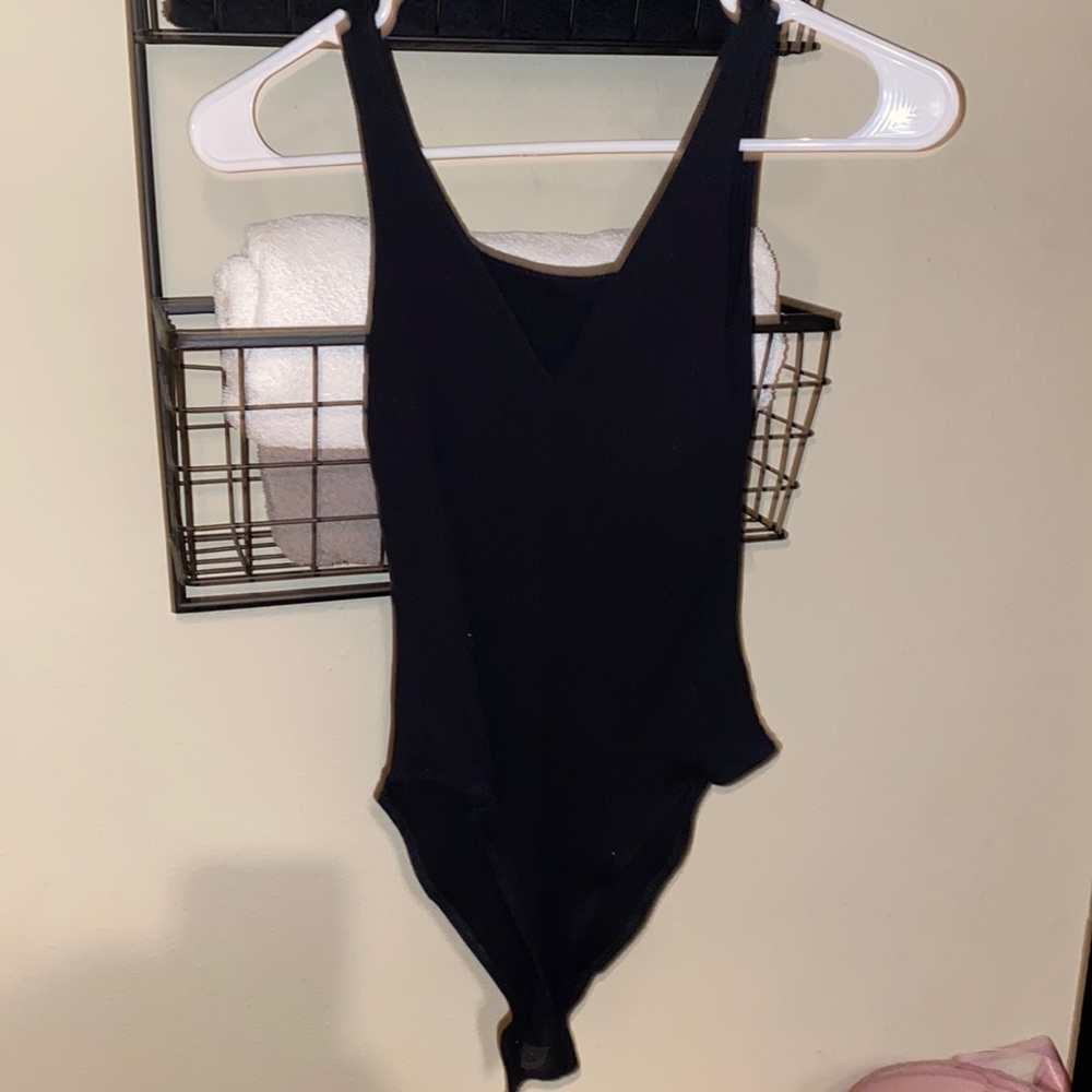 Xsmall bodysuit tank top v down front